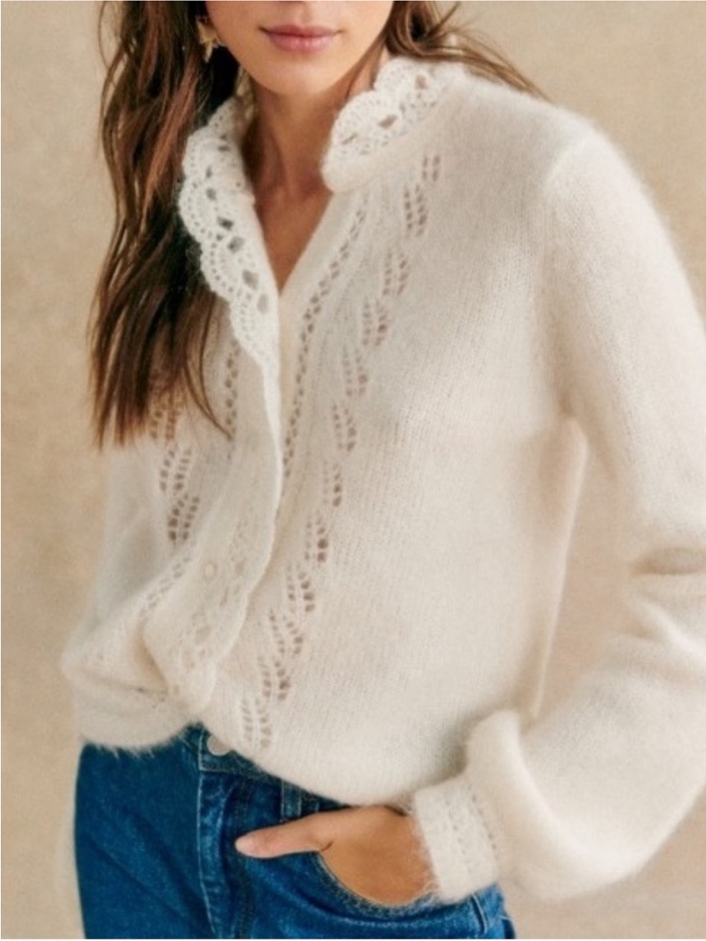 Sézane Angie cardigan, XXXL - Picture 4 of 12